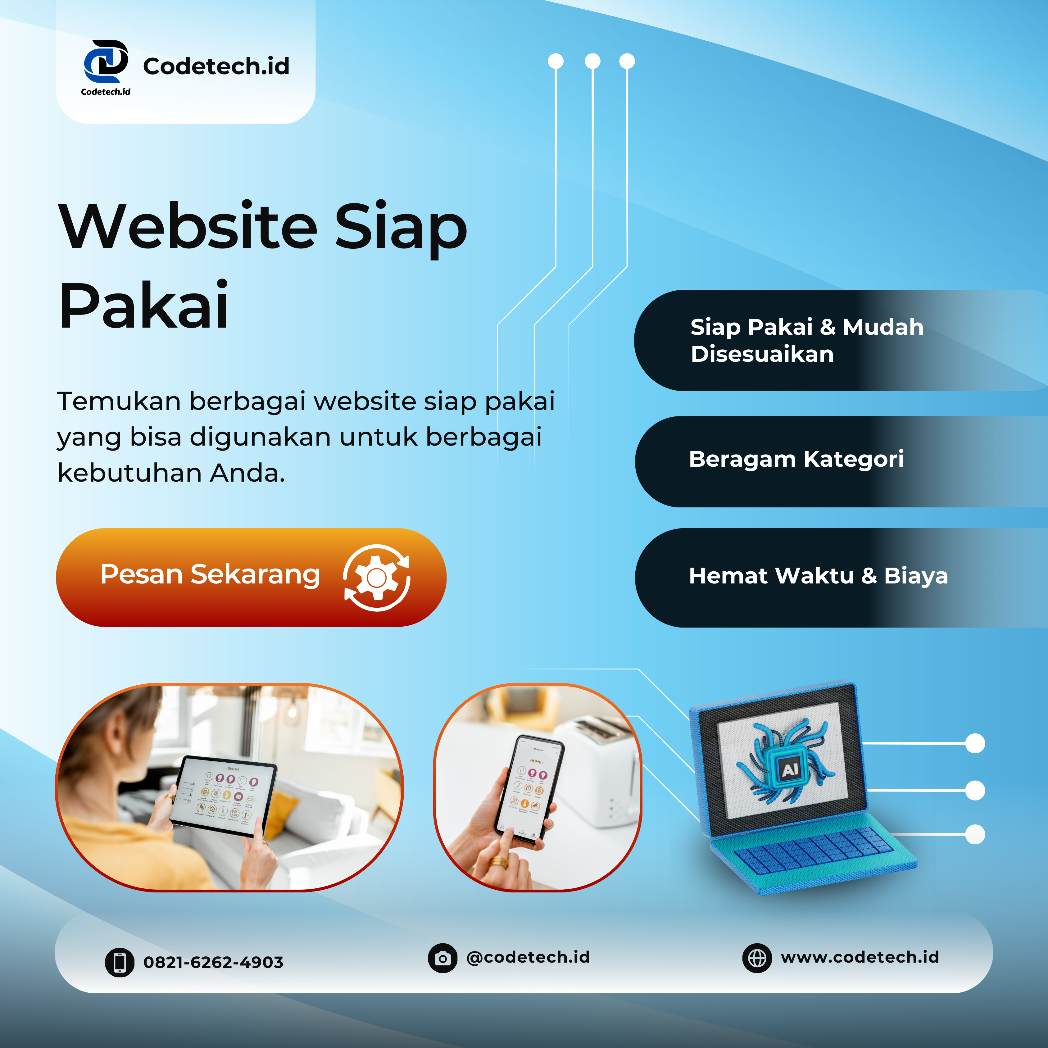 Website Siap Pakai & Modul Pembelajaran